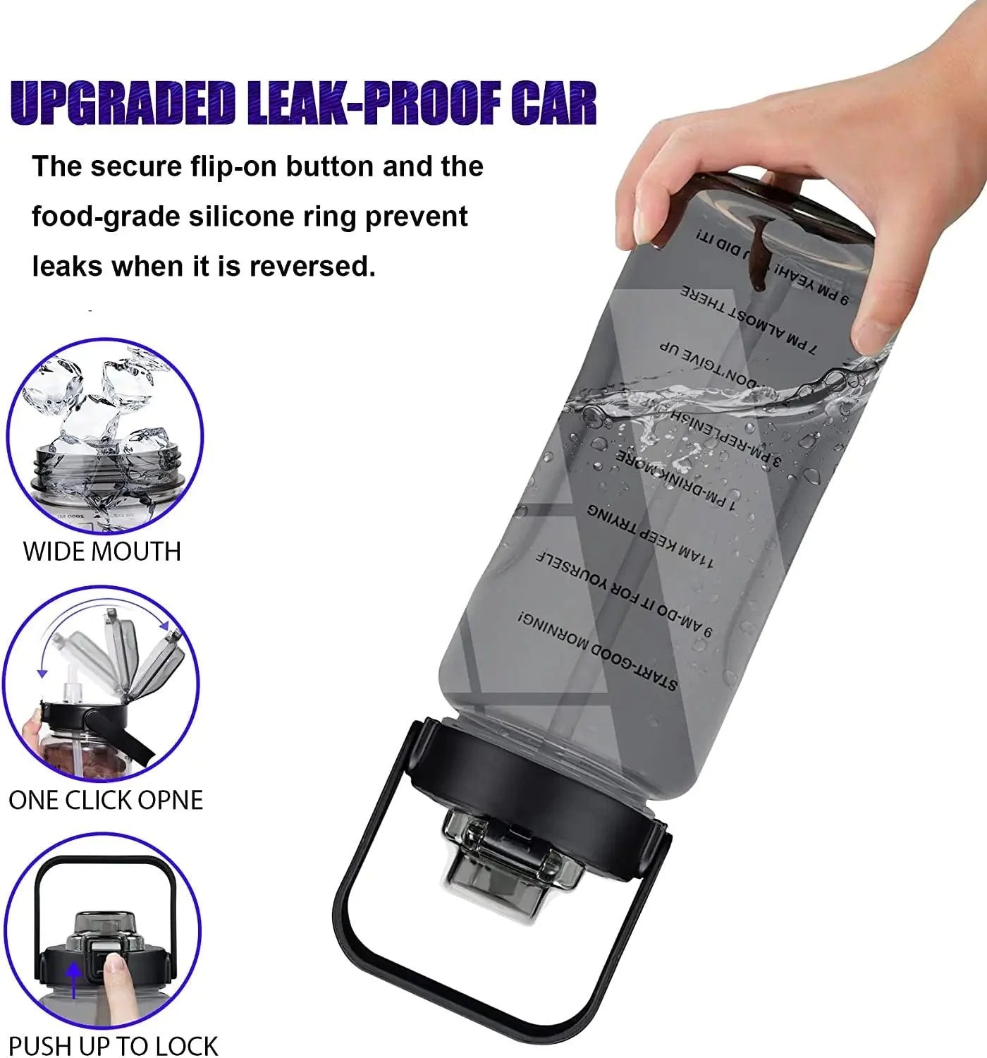 64oz Motivational Hydration Bottle