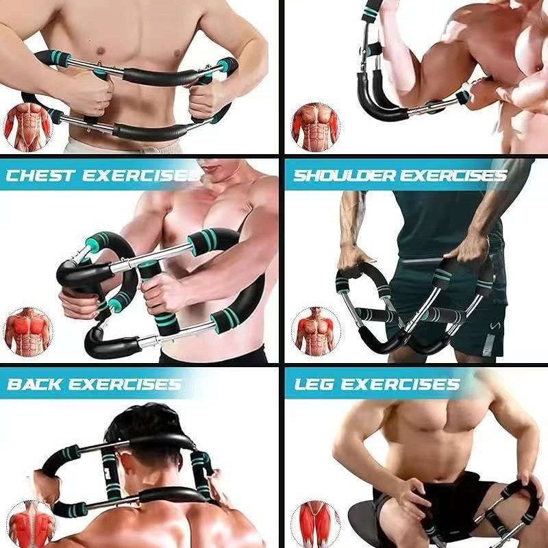Adjustable U-Shaped Arm and Chest Strength Trainer