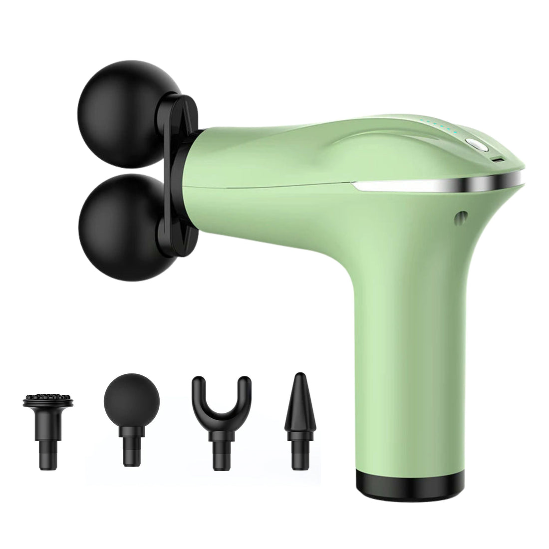 Dual Head Massage Gun – Handheld Deep Tissue Professional Massager
