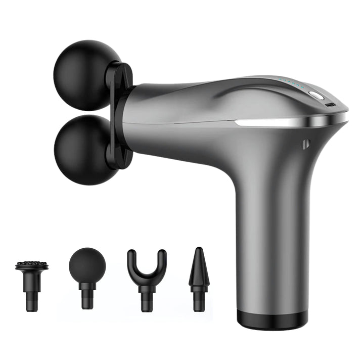 Dual Head Massage Gun – Handheld Deep Tissue Professional Massager