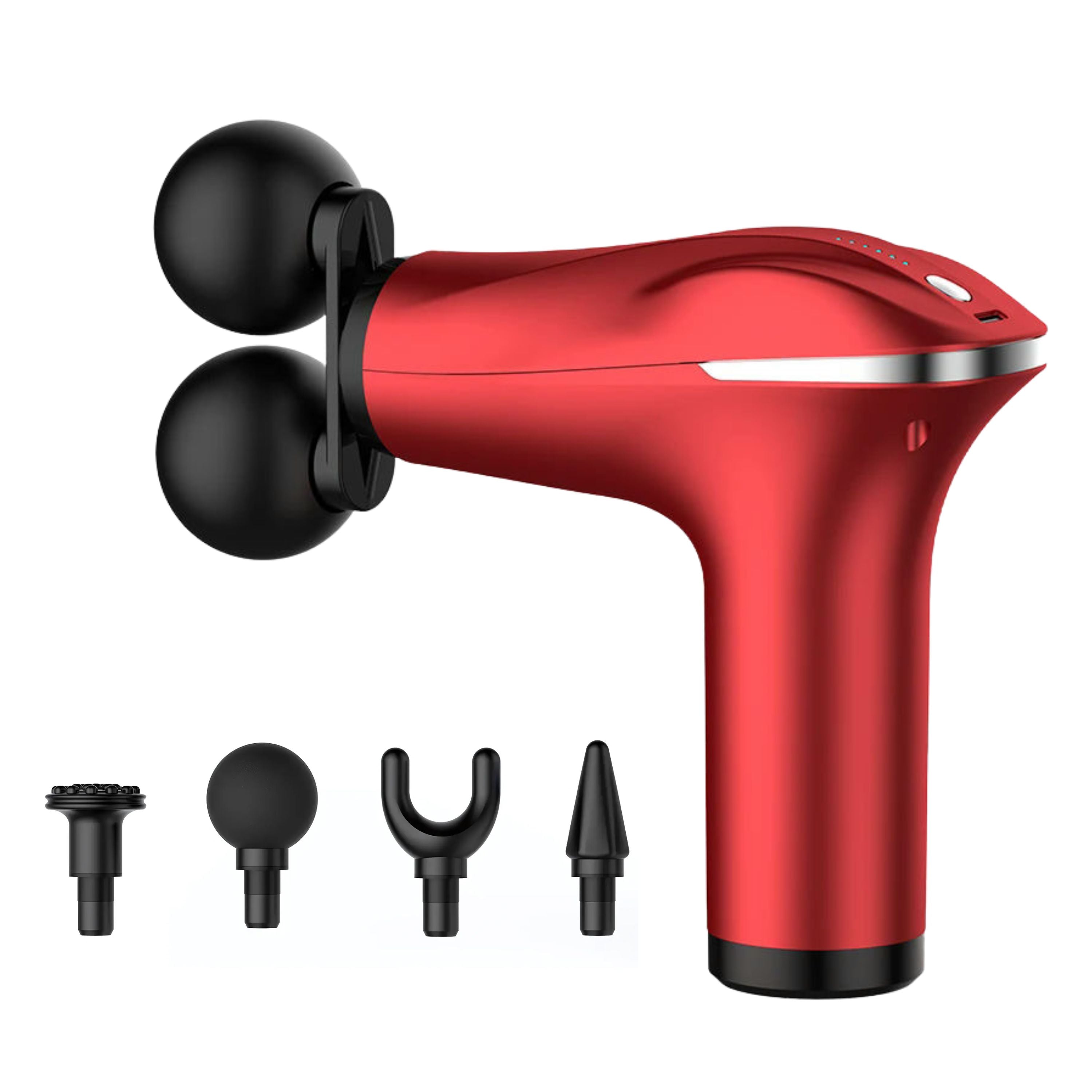 Dual Head Massage Gun – Handheld Deep Tissue Professional Massager