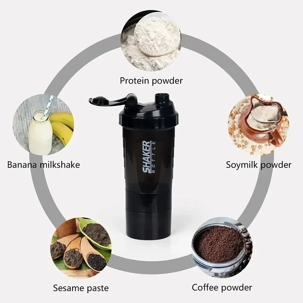 ShakeMate Pro: Leak-Proof 3-Layer Protein Shaker