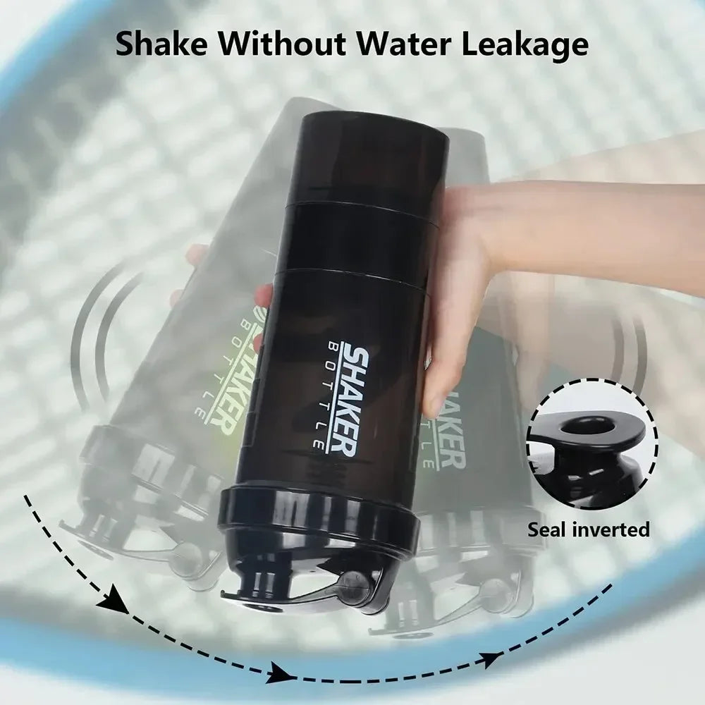 ShakeMate Pro: Leak-Proof 3-Layer Protein Shaker