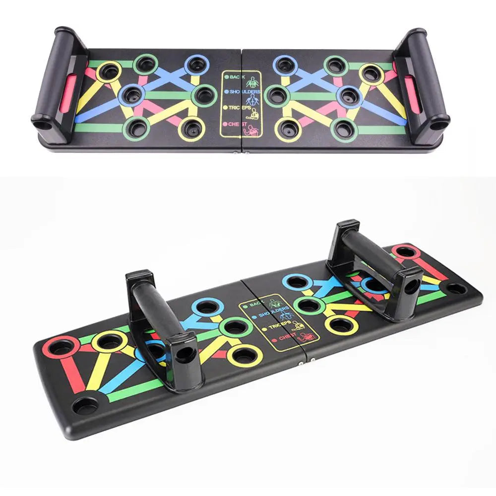 Seamless Black Push Up Board - Full-Body Fitness Equipment