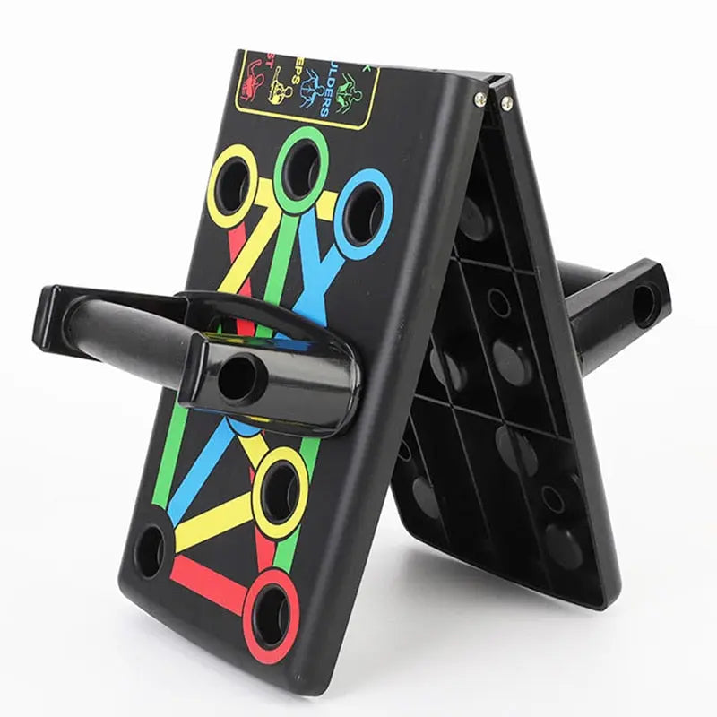 Seamless Black Push Up Board - Full-Body Fitness Equipment