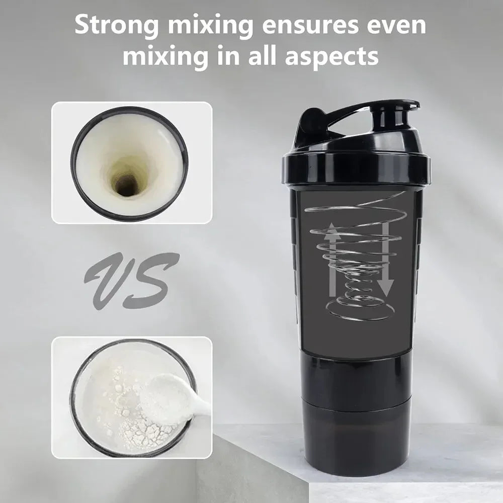 ShakeMate Pro: Leak-Proof 3-Layer Protein Shaker