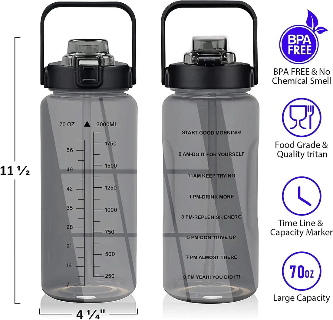64oz Motivational Hydration Bottle