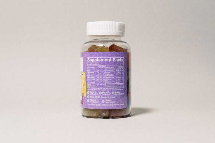 Halal Kids Gummy Multivitamins – Vitamins A, C, E & Zinc, 90 Count